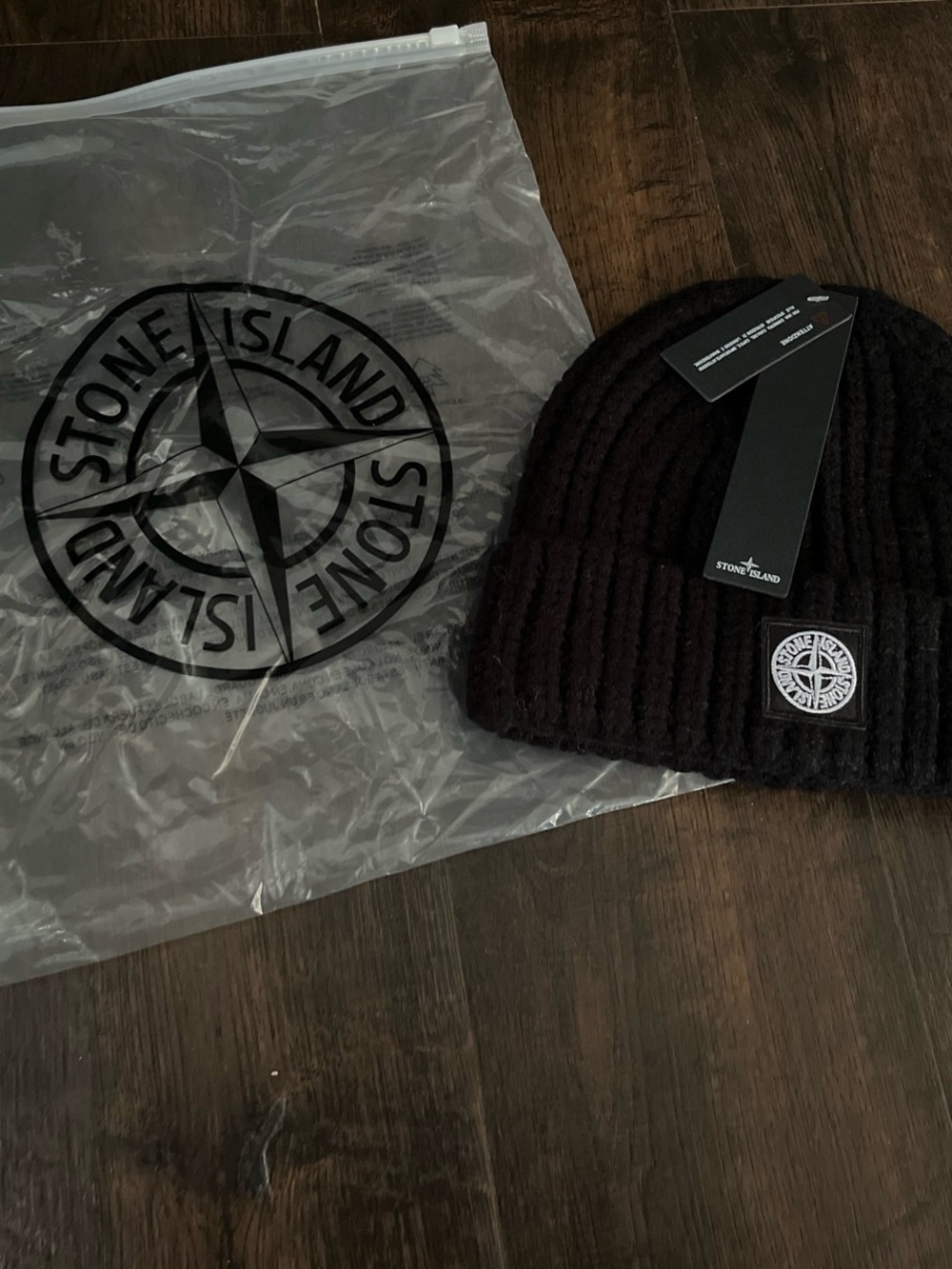 Stone Island beanie black